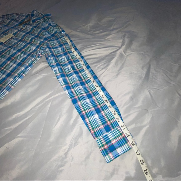 NWT Men’s J.Crew Secret Wash Plaid Shirt Classic Fit Long Sleeve - Picture 2 of 4